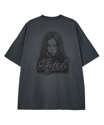 SPRAY FACE S/S BIG TEE DRESS