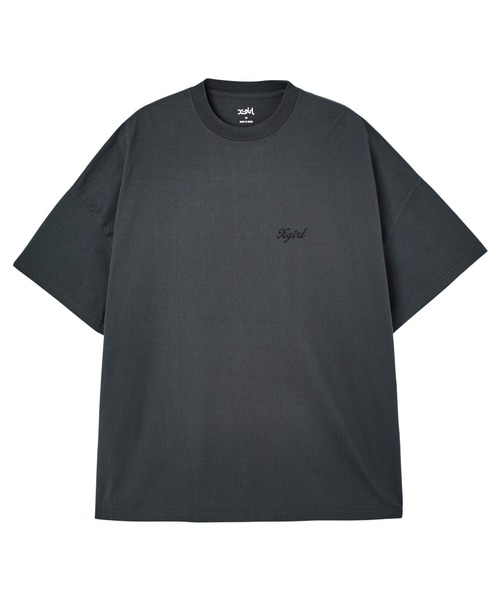 X-girl(エックスガール)の「SPRAY FACE S/S BIG TEE DRESS(ワンピース・レディース・ホワイト/チャコール/ベージュ・S/M)」の10枚目の写真