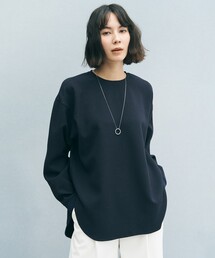 UNFILO（アンフィーロ）の「ジョーゼット ラウンドテール プルオーバー（シャツ/ブラウス）」