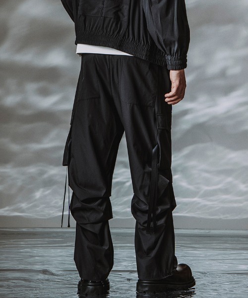 NO ID.（ノーアイディ）の「mp14808-ﾃｯｸｲｰｼﾞｰｶｰｺﾞPT パンツ(858006-445P)（カーゴパンツ・メンズ・ブラック/グレー・2/1）」の5枚目の写真