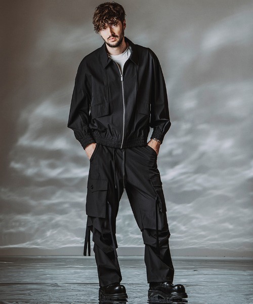 NO ID.（ノーアイディ）の「mp14808-ﾃｯｸｲｰｼﾞｰｶｰｺﾞPT パンツ(858006-445P)（カーゴパンツ・メンズ・ブラック/グレー・2/1）」の6枚目の写真