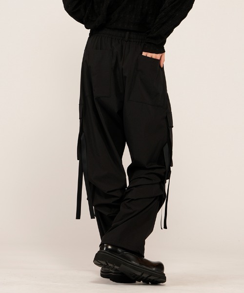 NO ID.（ノーアイディ）の「mp14808-ﾃｯｸｲｰｼﾞｰｶｰｺﾞPT パンツ(858006-445P)（カーゴパンツ・メンズ・ブラック/グレー・2/1）」の18枚目の写真