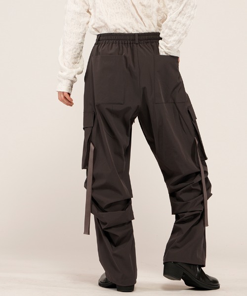 NO ID.（ノーアイディ）の「mp14808-ﾃｯｸｲｰｼﾞｰｶｰｺﾞPT パンツ(858006-445P)（カーゴパンツ・メンズ・ブラック/グレー・2/1）」の21枚目の写真