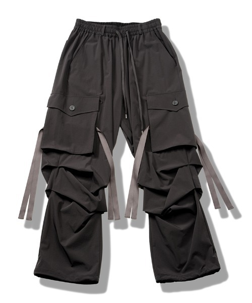 NO ID.（ノーアイディ）の「mp14808-ﾃｯｸｲｰｼﾞｰｶｰｺﾞPT パンツ(858006-445P)（カーゴパンツ・メンズ・ブラック/グレー・2/1）」の22枚目の写真