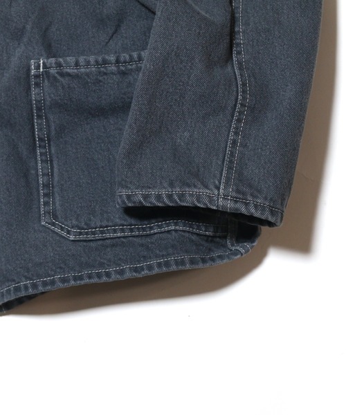 NATAL DESIGN(ネイタルデザイン)の「BRIAN DENIM JACKET 2nd(デニムジャケット・メンズ・ブラック×ブルー/インディゴブルー/グレー・LARGE/MEDIUM/SMALL)」の5枚目の写真