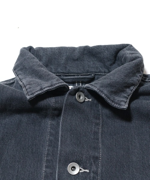 NATAL DESIGN(ネイタルデザイン)の「BRIAN DENIM JACKET 2nd(デニムジャケット・メンズ・ブラック×ブルー/インディゴブルー/グレー・LARGE/MEDIUM/SMALL)」の7枚目の写真