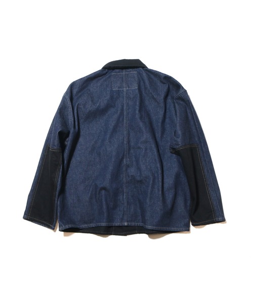 NATAL DESIGN(ネイタルデザイン)の「BRIAN DENIM JACKET 2nd(デニムジャケット・メンズ・ブラック×ブルー/インディゴブルー/グレー・LARGE/MEDIUM/SMALL)」の11枚目の写真