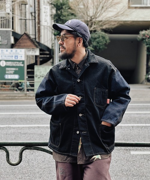NATAL DESIGN(ネイタルデザイン)の「BRIAN DENIM JACKET 2nd(デニムジャケット・メンズ・ブラック×ブルー/インディゴブルー/グレー・LARGE/MEDIUM/SMALL)」の13枚目の写真