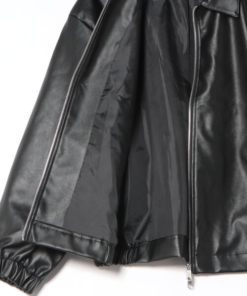 Sakka（サッカ）の「PUレザーJACKET（ブルゾン・メンズ・ブラック・SMALL/MEDIUM/LARGE/X-LARGE）」の7枚目の写真