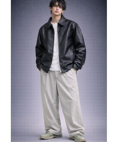 Sakka（サッカ）の「PUレザーJACKET（ブルゾン・メンズ・ブラック・SMALL/MEDIUM/LARGE/X-LARGE）」の3枚目の写真