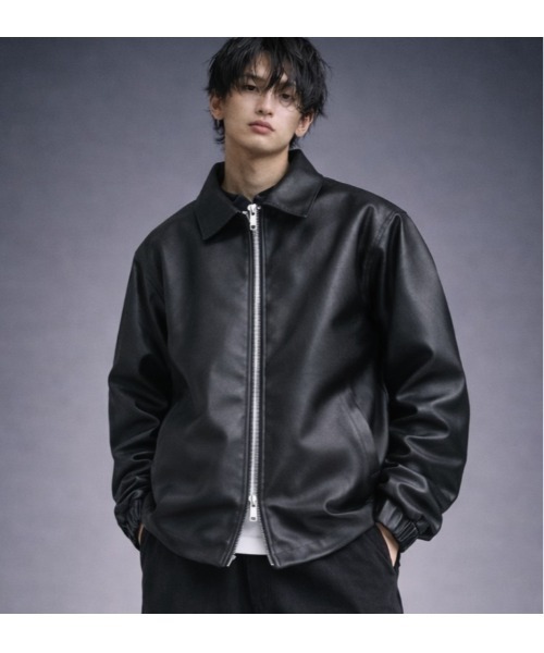 Sakka（サッカ）の「PUレザーJACKET（ブルゾン・メンズ・ブラック・SMALL/MEDIUM/LARGE/X-LARGE）」の5枚目の写真