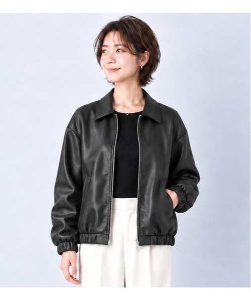 Sakka（サッカ）の「PUレザーJACKET（ブルゾン・メンズ・ブラック・SMALL/MEDIUM/LARGE/X-LARGE）」の9枚目の写真