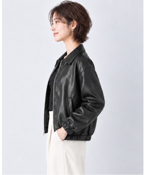 Sakka（サッカ）の「PUレザーJACKET（ブルゾン・メンズ・ブラック・SMALL/MEDIUM/LARGE/X-LARGE）」の10枚目の写真