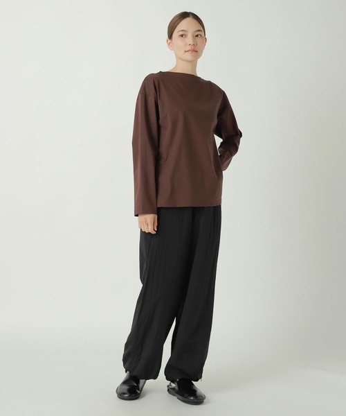 ZUCCa（ズッカ）の「TRICOT JERSEY（Tシャツ/カットソー・レディース・ブラック/ホワイト/ブラウン・M size）」の3枚目の写真