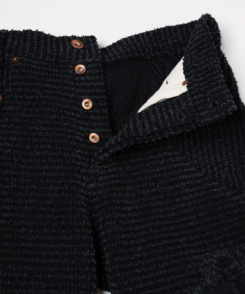 amok（アモク）の「PUNCHING DENIM PANTS（デニムパンツ・メンズ・ブラック/インディゴブルー・L/M/S）」の6枚目の写真