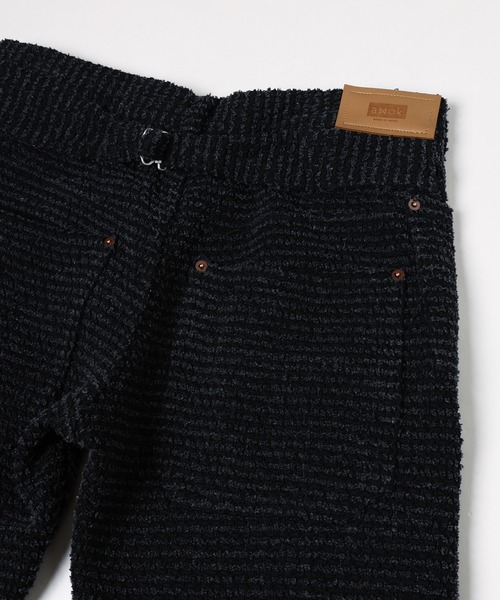 amok（アモク）の「PUNCHING DENIM PANTS（デニムパンツ・メンズ・ブラック/インディゴブルー・L/M/S）」の16枚目の写真