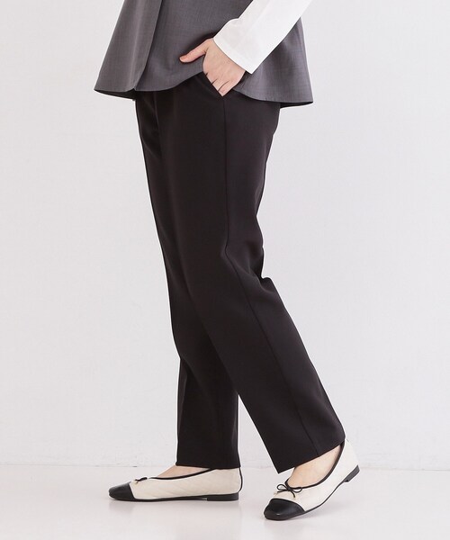 OPAQUE.CLIP（オペークドットクリップ）の「美脚ストレッチイージーテーパードパンツ【洗濯機OK】（その他パンツ・レディース・チャコールグレー/ブラック/ライトベージュ/ピンク・34/36/38/40/42）」の16枚目の写真