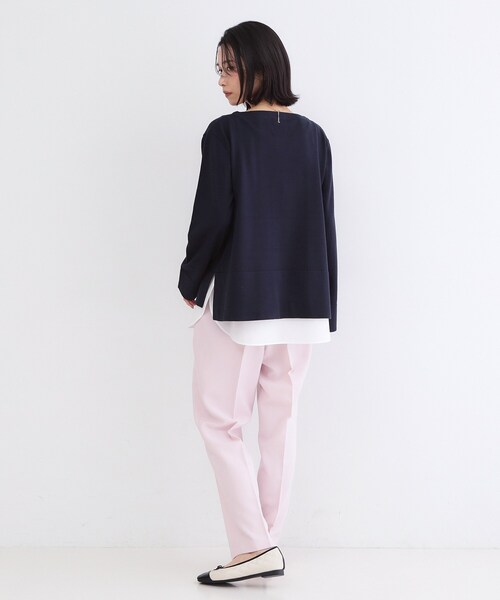 OPAQUE.CLIP（オペークドットクリップ）の「美脚ストレッチイージーテーパードパンツ【洗濯機OK】（その他パンツ・レディース・チャコールグレー/ブラック/ライトベージュ/ピンク・34/36/38/40/42）」の22枚目の写真