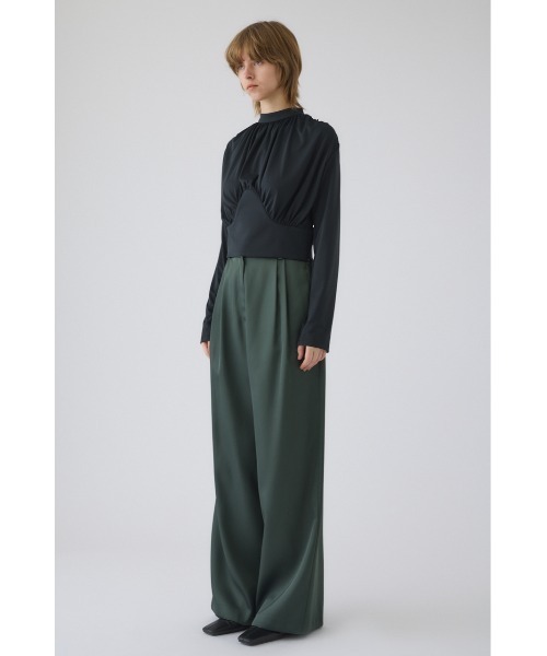 RIM.ARK(リムアーク)の「Hidden detail drape tops ヒドゥン ディテール ドレープ トップス(シャツ/ブラウス・レディース・ブラック・38/36)」の8枚目の写真