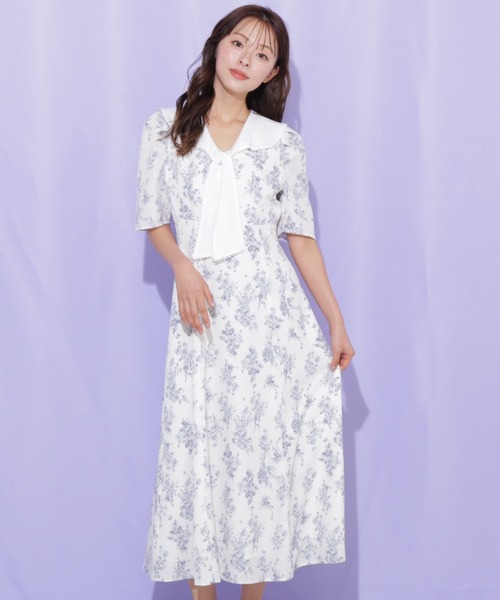 JILL by JILL STUART（ジルバイジルスチュアート）の「セーラータイワンピース（ワンピース・レディース・グレー/ブラック系その他/ホワイト系その他・FREE）」の21枚目の写真