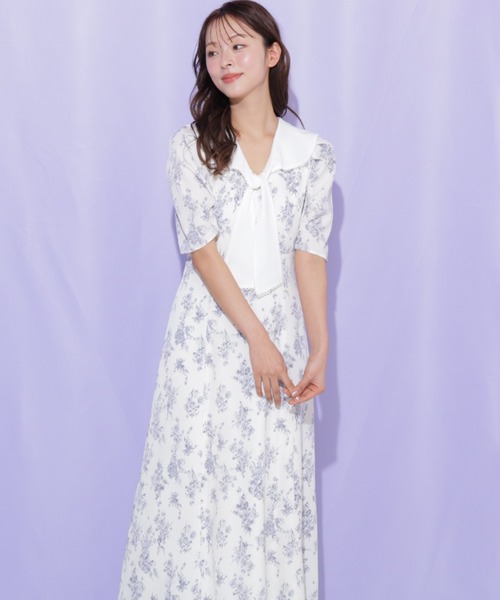 JILL by JILL STUART（ジルバイジルスチュアート）の「セーラータイワンピース（ワンピース・レディース・グレー/ブラック系その他/ホワイト系その他・FREE）」の22枚目の写真