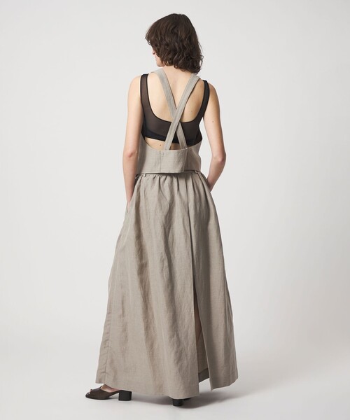 6(ロク)の「<6(ROKU)>麻ブレンド ベスト(ベスト・レディース・ブラック/ベージュ・FREE)」の6枚目の写真