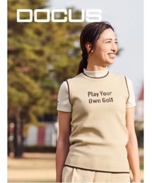 Day and Grade（デイアンドグレイド）の「DOCUS (ドゥーカス) レディースゴルフウェア ノースリーブ ニット ｜  春ゴルフ（ゴルフグッズ）」