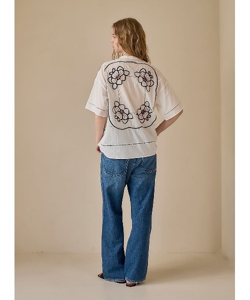 COEL（コエル）の「COEL×upper hights バックベルトワイドデニムパンツ（デニムパンツ・レディース・ブルー・23/24/25）」の5枚目の写真