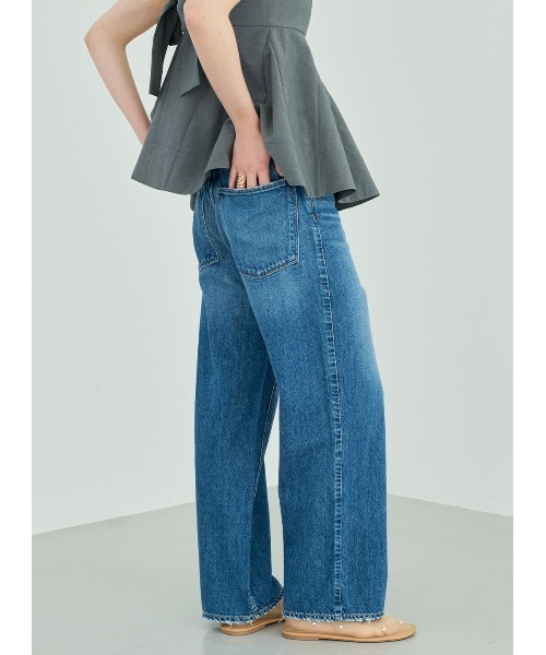 COEL（コエル）の「COEL×upper hights バックベルトワイドデニムパンツ（デニムパンツ・レディース・ブルー・23/24/25）」の7枚目の写真