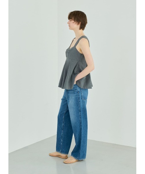 COEL（コエル）の「COEL×upper hights バックベルトワイドデニムパンツ（デニムパンツ・レディース・ブルー・23/24/25）」の9枚目の写真