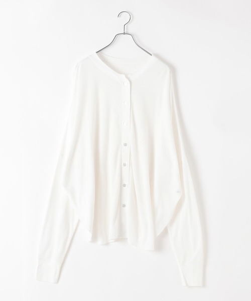 HEREIAM(ヘレイアム)の「【HEREIAM】シアーワッフル2WAYカーディガン(カーディガン/ボレロ・レディース・ブラック/ホワイト・FREE)」の18枚目の写真