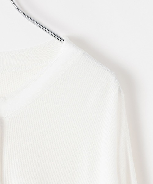 HEREIAM(ヘレイアム)の「【HEREIAM】シアーワッフル2WAYカーディガン(カーディガン/ボレロ・レディース・ブラック/ホワイト・FREE)」の5枚目の写真