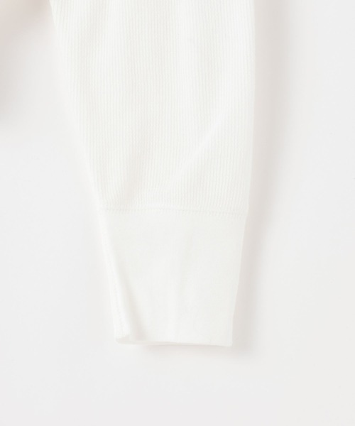 HEREIAM(ヘレイアム)の「【HEREIAM】シアーワッフル2WAYカーディガン(カーディガン/ボレロ・レディース・ブラック/ホワイト・FREE)」の6枚目の写真