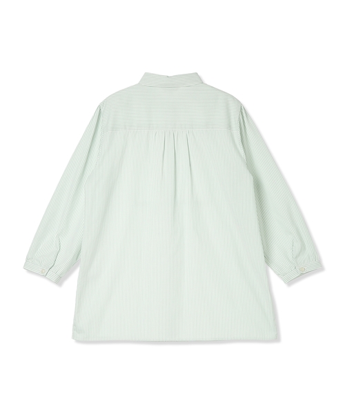 DECOY SINCE 1981（デコイシンスイチキュウハチイチ）の「刺しゅうストライプブラウス（シャツ/ブラウス・レディース・ネイビー/グリーン/ブルー・9号/11号/13号/15号/17号）」の22枚目の写真