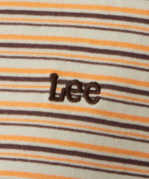 Lee(リー)の「Lee/リー マルチボーダーTシャツ(Tシャツ/カットソー・レディース・ブラウン/ネイビー/チャコール・SMALL/MEDIUM)」の19枚目の写真