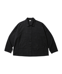 ANGLAN（アングラン）の「Proper Work Jacket - Black（ミリタリージャケット）」