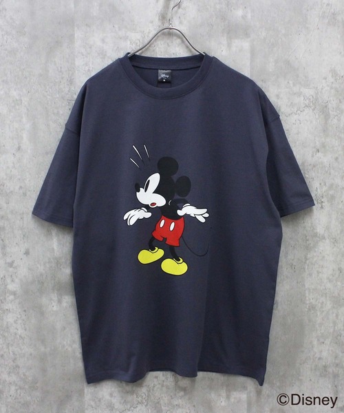 Disney(ディズニー)の「MICKEYMOUSE ミッキーマウス オーバーサイズ 半袖Tシャツ(Tシャツ/カットソー・メンズ・チャコール/グレー系その他2/グレー系その他3/グレー系その他4/グレー系その他5/グレー系その他・M/L/XL)」の3枚目の写真