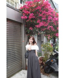 BI-COLOR FRILL ALL IN ONE