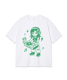 RANDOMOFF（ランダムオフ）の「PIXEL DJ KID OVER FIT T-SHIRT (3color)（Tシャツ/カットソー）」
