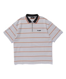 XLARGE | STRIPE ZIP POLO SHIRT(Tシャツ/カットソー)