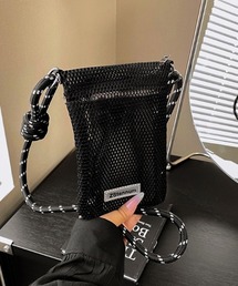 【男女兼用】コンパクトメッシュショルダーバッグ