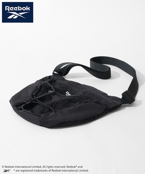 Reebok(リーボック)の「【Reebok/リーボック】ナイロンドローコードミニボディバッグ(ボディバッグ/ウエストポーチ・メンズ・チャコールグレー/ブラック/グレイッシュベージュ・FREE)」の4枚目の写真
