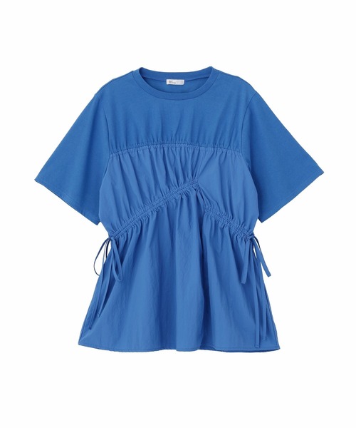 CRAFT STANDARD BOUTIQUE(クラフトスタンダードブティック)の「ギャザーデザインプルオーバー(Tシャツ/カットソー・レディース・ブラック/ライトグリーン/ブルー・FREE)」の21枚目の写真