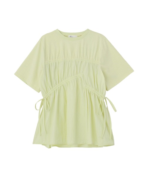 CRAFT STANDARD BOUTIQUE(クラフトスタンダードブティック)の「ギャザーデザインプルオーバー(Tシャツ/カットソー・レディース・ブラック/ライトグリーン/ブルー・FREE)」の22枚目の写真