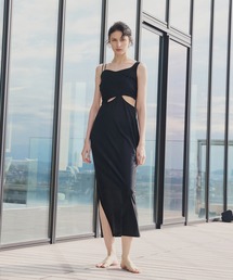 Ameri(�A����)��ASYMMETRY SHEER CAMISOLE SET SWIM WEAR(����)