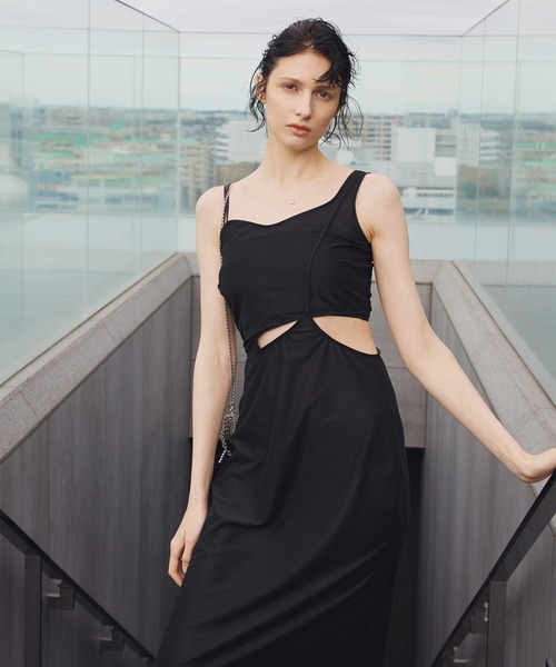 ASYMMETRY SHEER CAMISOLE SET SWIM WEAR（水着）｜Ameri（アメリ）の