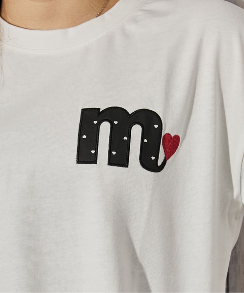 GORGE（ゴージ）の「《ハートロゴ刺繍》Ｔシャツ／ストリート×フェミニン／春夏／全3色（Tシャツ/カットソー・レディース・オフホワイト/ブラック/オートミール・F）」の12枚目の写真