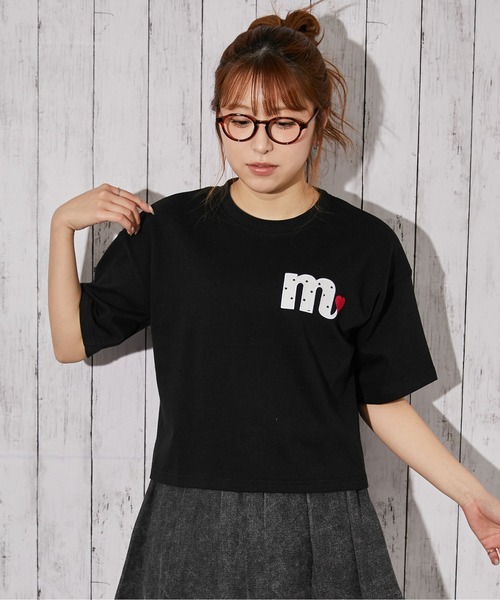 GORGE（ゴージ）の「《ハートロゴ刺繍》Ｔシャツ／ストリート×フェミニン／春夏／全3色（Tシャツ/カットソー・レディース・オフホワイト/ブラック/オートミール・F）」の13枚目の写真