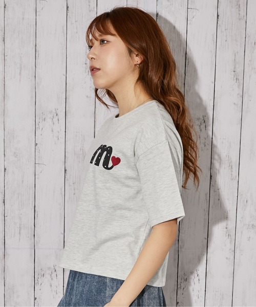 GORGE（ゴージ）の「《ハートロゴ刺繍》Ｔシャツ／ストリート×フェミニン／春夏／全3色（Tシャツ/カットソー・レディース・オフホワイト/ブラック/オートミール・F）」の20枚目の写真