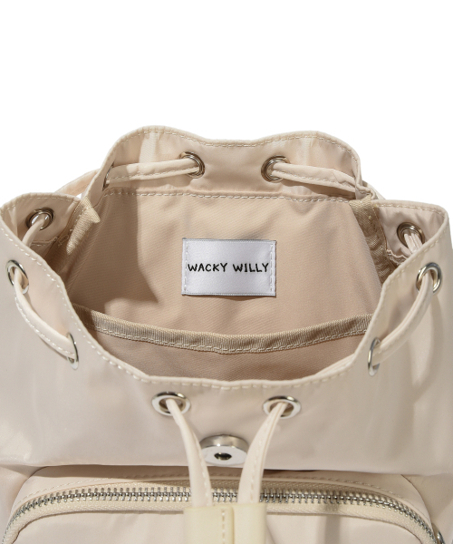 Wacky WiLLy（ワッキーウィリー）の「リリカーゴバックパックスモールアイボリー（バックパック/リュック・レディース・その他・F）」の8枚目の写真
